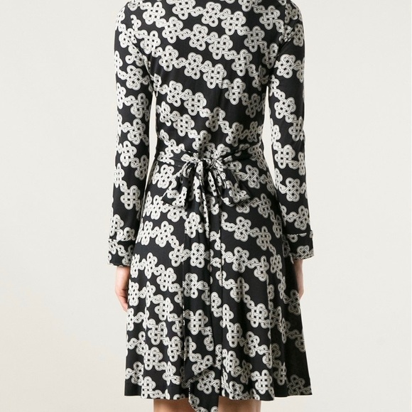 DVF Love Knot Chains Wrap Dress - Picture 7 of 7